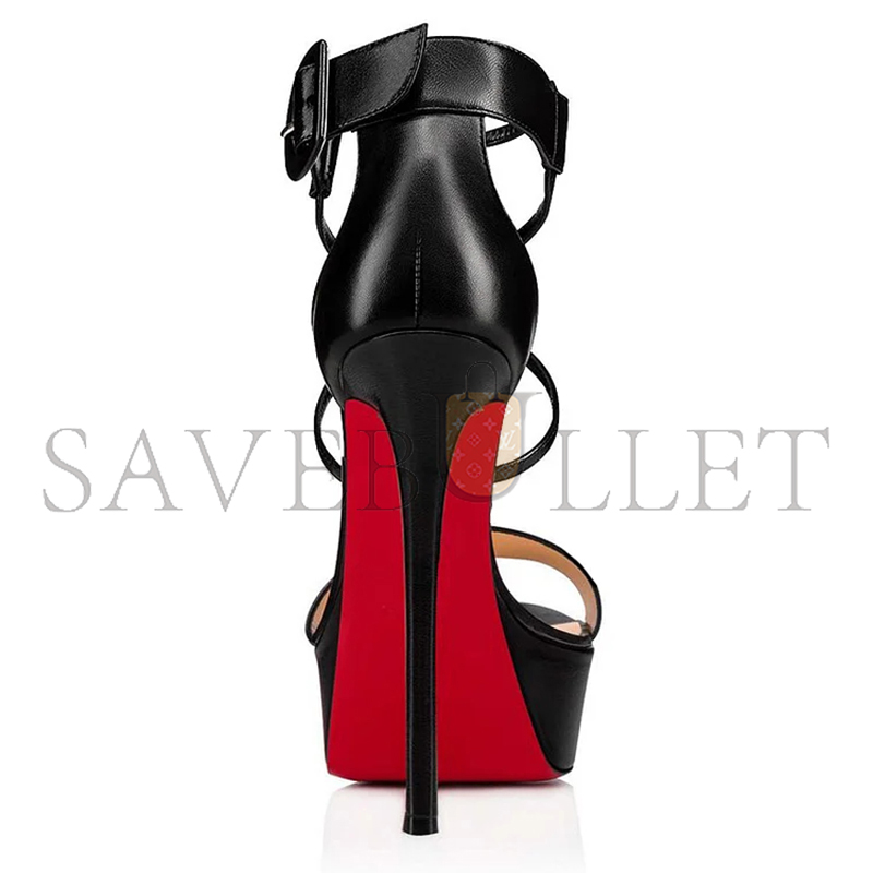 Chr1st1an louboutin choca 150 black platform heels 1190566bk01